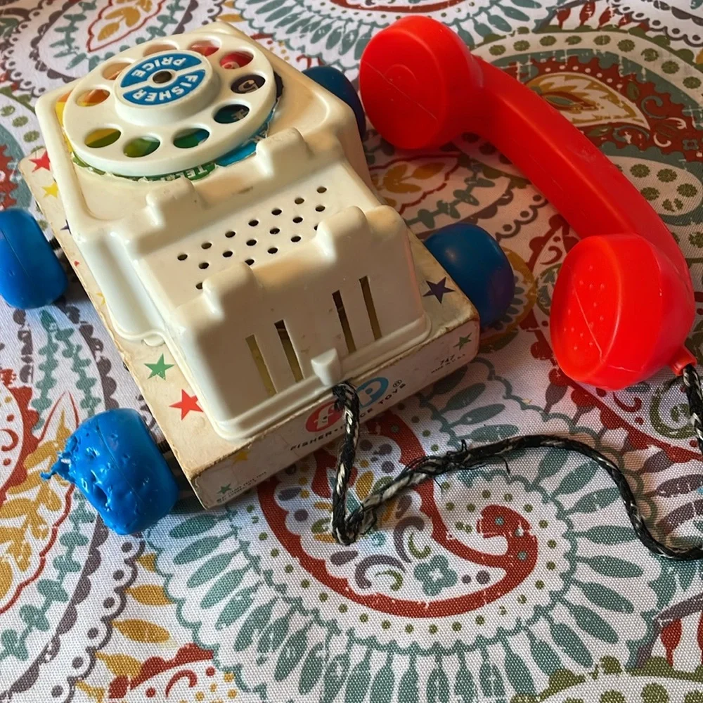 Fisher-Price Red and Blue‎ Learning Chatter Telephone